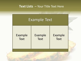 Food Ripe Healthy PowerPoint Template