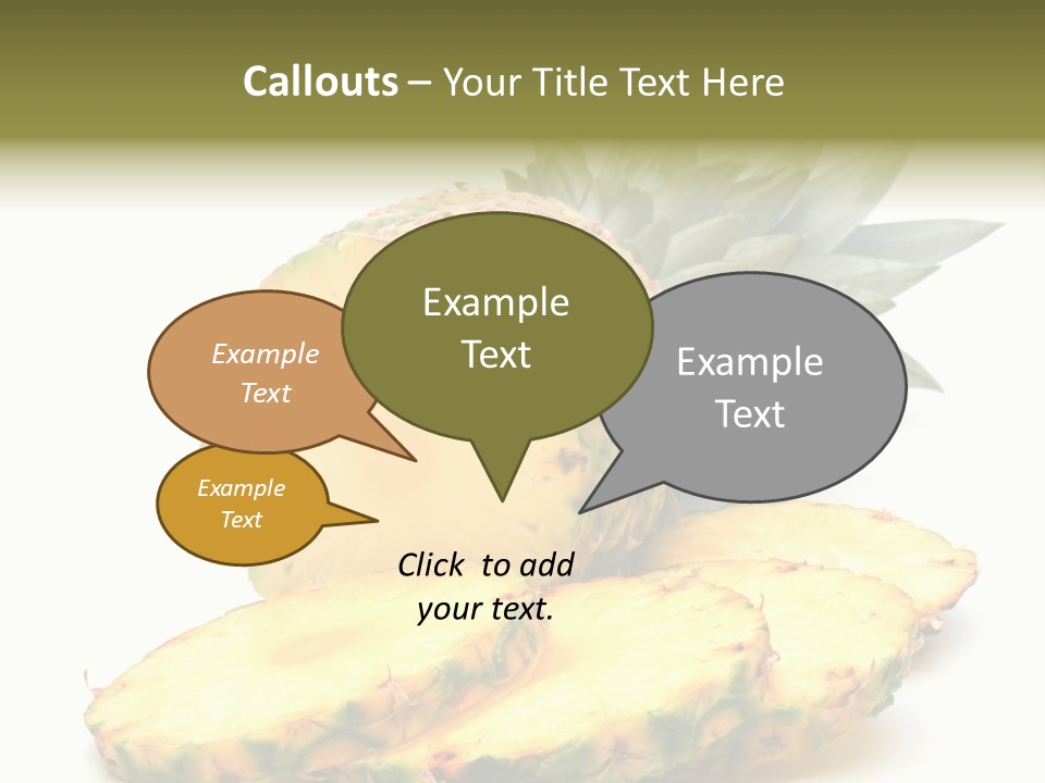 Food Ripe Healthy PowerPoint Template