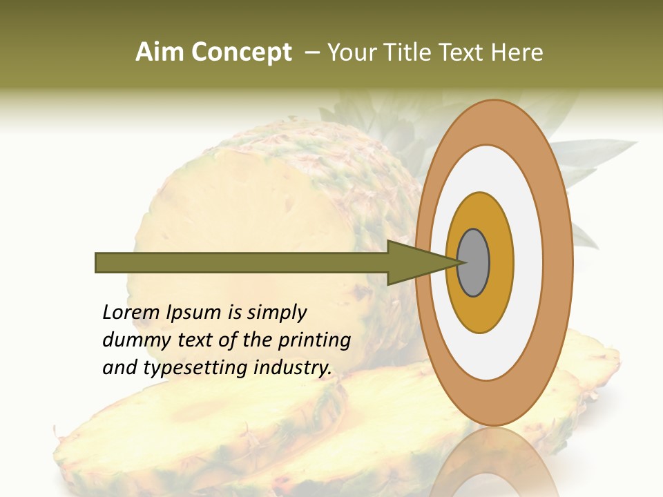 Food Ripe Healthy PowerPoint Template