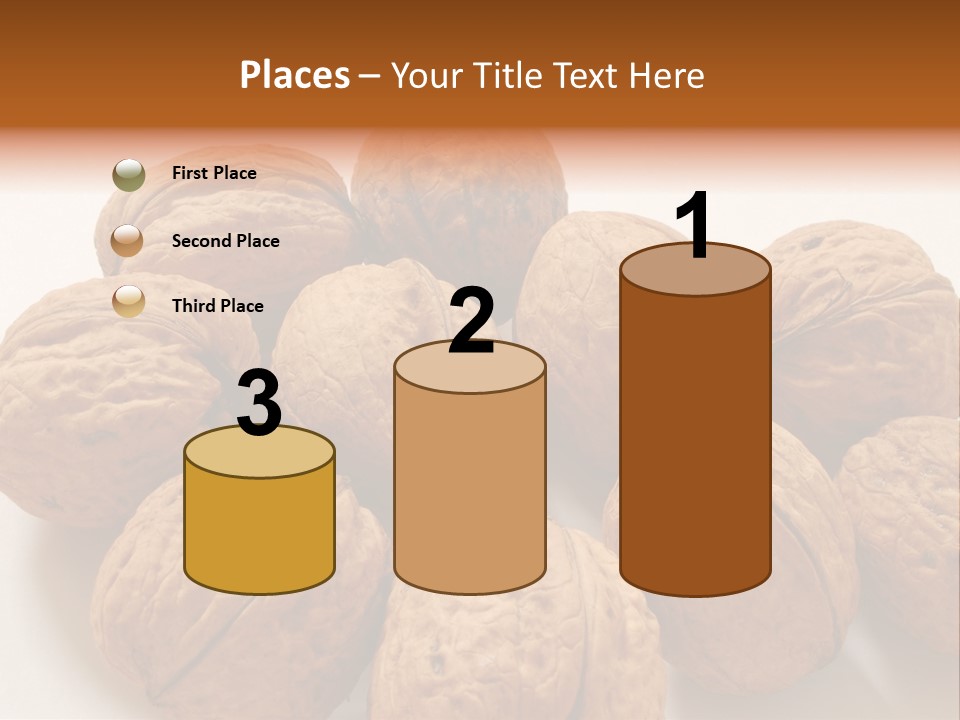Nut Background Walnut PowerPoint Template