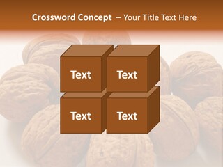 Nut Background Walnut PowerPoint Template
