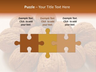 Nut Background Walnut PowerPoint Template