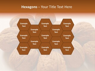 Nut Background Walnut PowerPoint Template