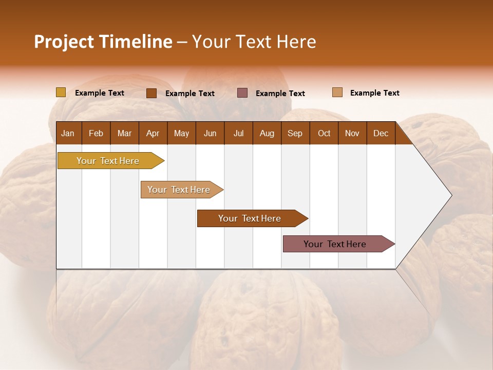 Nut Background Walnut PowerPoint Template