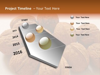 Nut Background Walnut PowerPoint Template