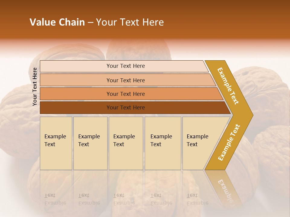 Nut Background Walnut PowerPoint Template
