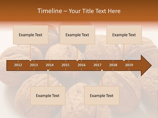 Nut Background Walnut PowerPoint Template