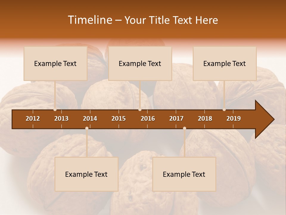 Nut Background Walnut PowerPoint Template