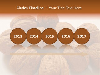 Nut Background Walnut PowerPoint Template