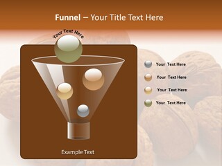 Nut Background Walnut PowerPoint Template
