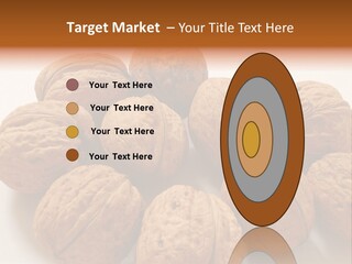 Nut Background Walnut PowerPoint Template