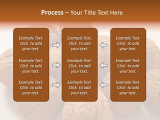 Nut Background Walnut PowerPoint Template