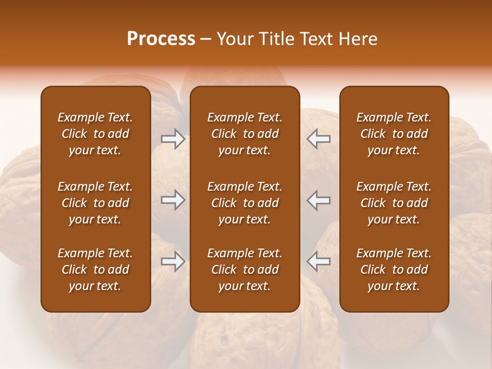 Nut Background Walnut PowerPoint Template