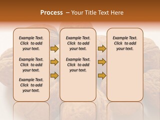 Nut Background Walnut PowerPoint Template