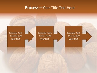 Nut Background Walnut PowerPoint Template