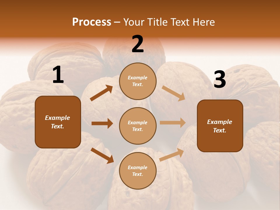 Nut Background Walnut PowerPoint Template