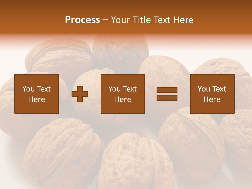 Nut Background Walnut PowerPoint Template