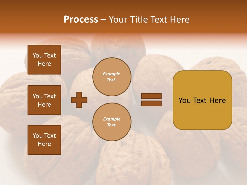 Nut Background Walnut PowerPoint Template