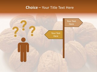 Nut Background Walnut PowerPoint Template