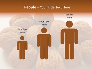 Nut Background Walnut PowerPoint Template