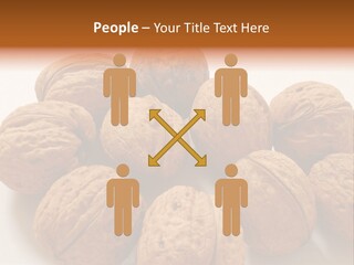 Nut Background Walnut PowerPoint Template