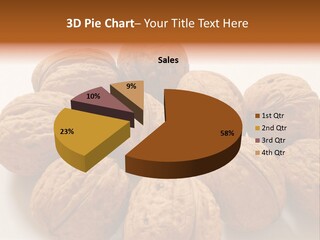 Nut Background Walnut PowerPoint Template