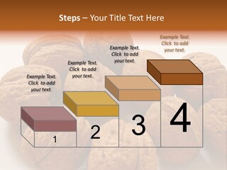 Nut Background Walnut PowerPoint Template