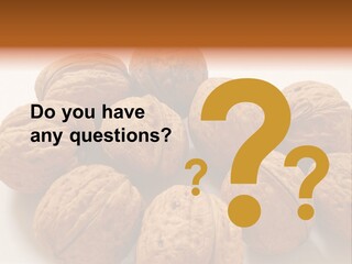 Nut Background Walnut PowerPoint Template