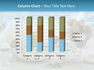 Groceries Cups Buttermilk PowerPoint Template