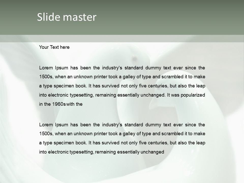 Couple Nest Two PowerPoint Template