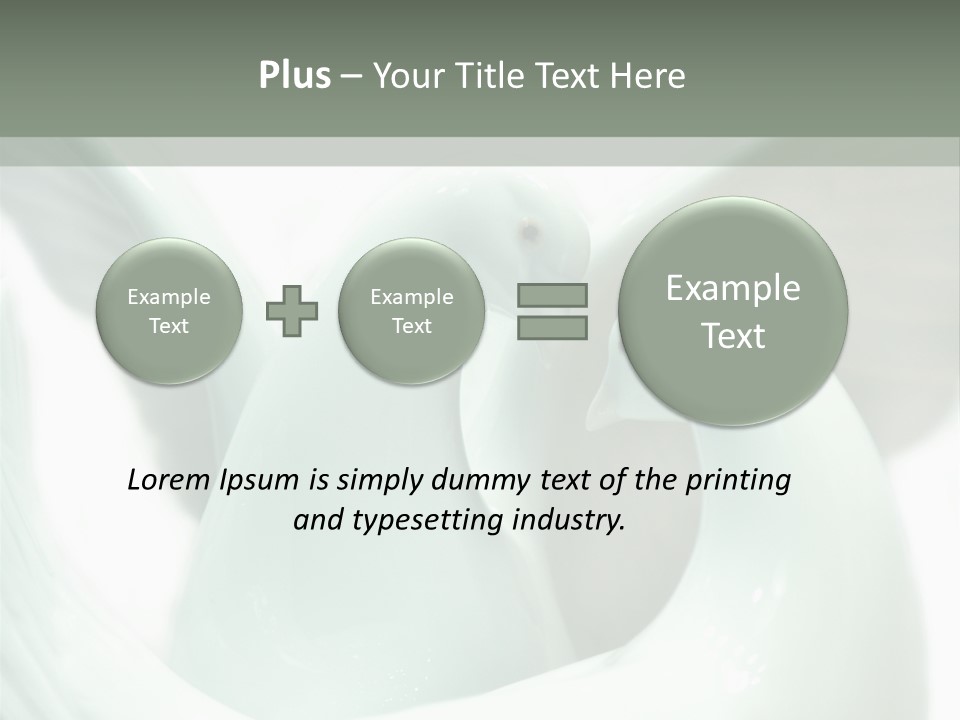 Couple Nest Two PowerPoint Template