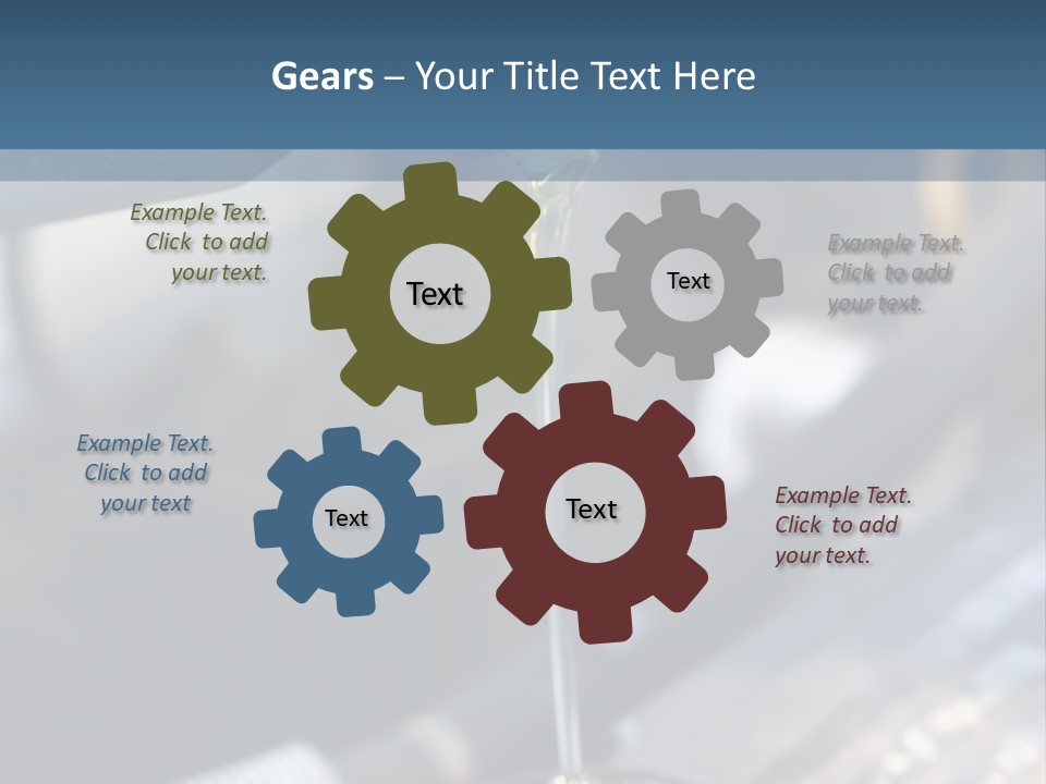Car Engine Gas PowerPoint Template