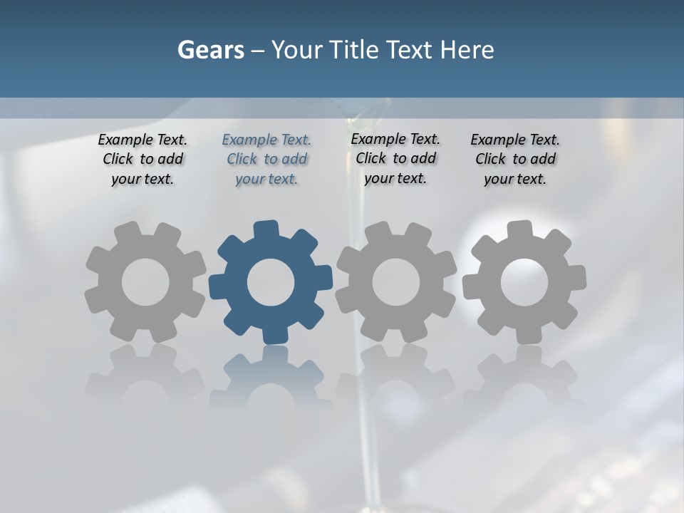 Car Engine Gas PowerPoint Template