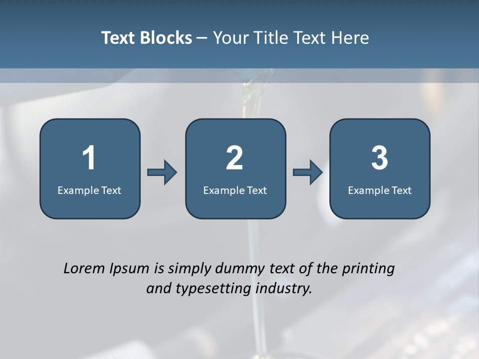 Car Engine Gas PowerPoint Template