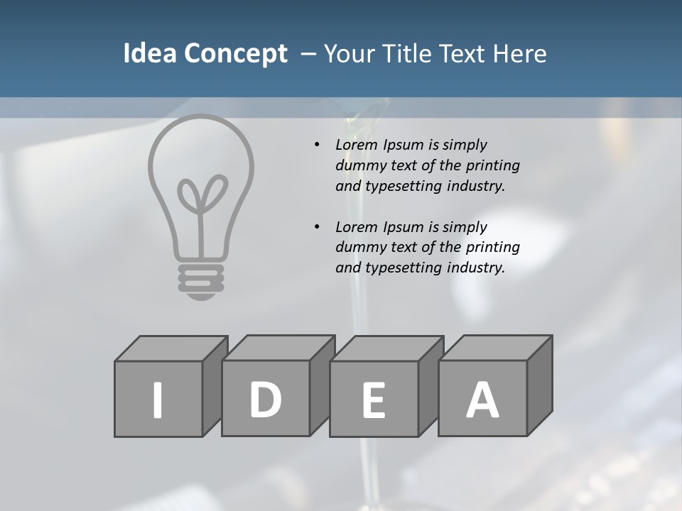 Car Engine Gas PowerPoint Template
