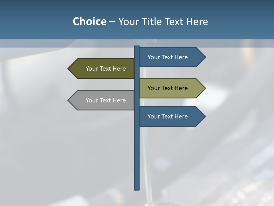 Car Engine Gas PowerPoint Template