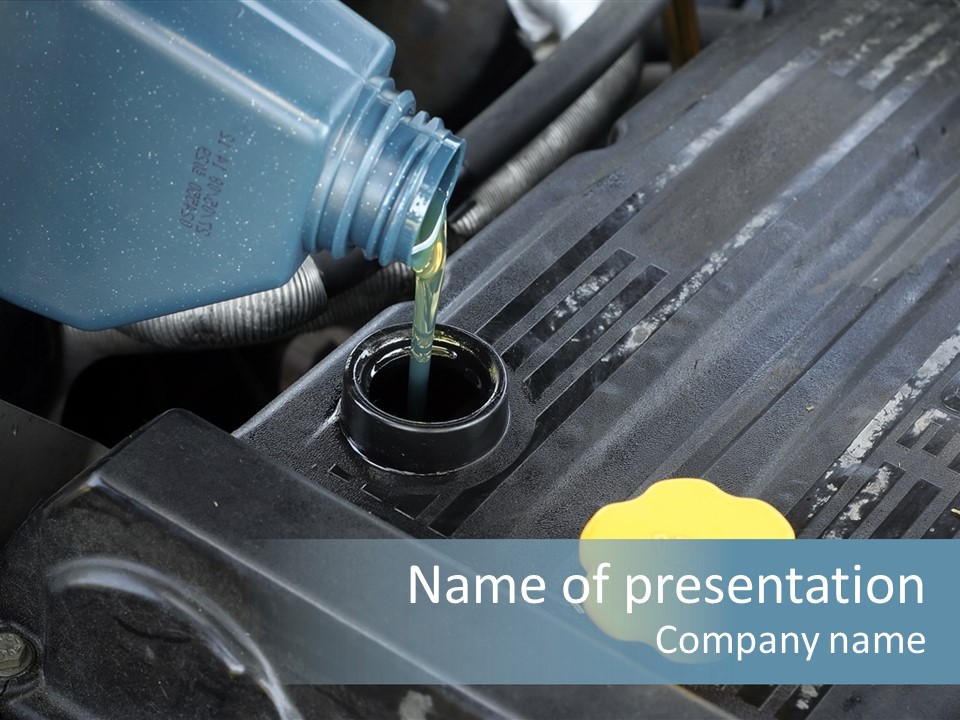 Car Transportation Gas PowerPoint Template