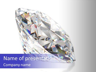 Ring Bling Rock PowerPoint Template