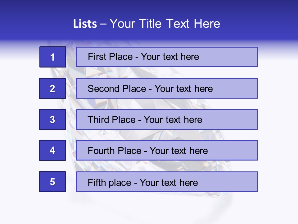 Ring Bling Rock PowerPoint Template