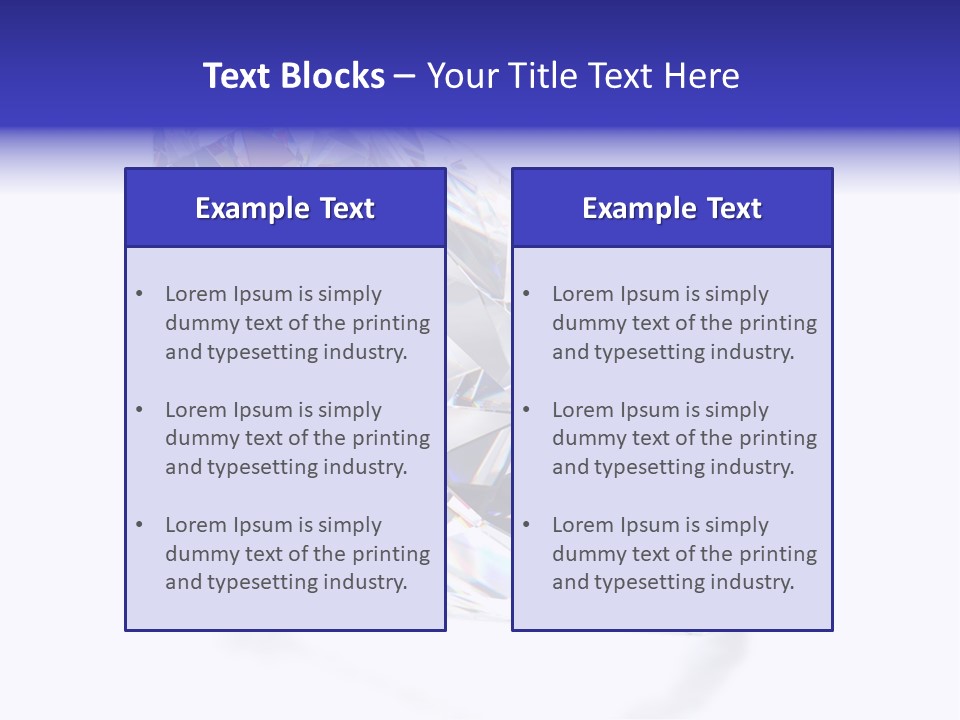 Ring Bling Rock PowerPoint Template