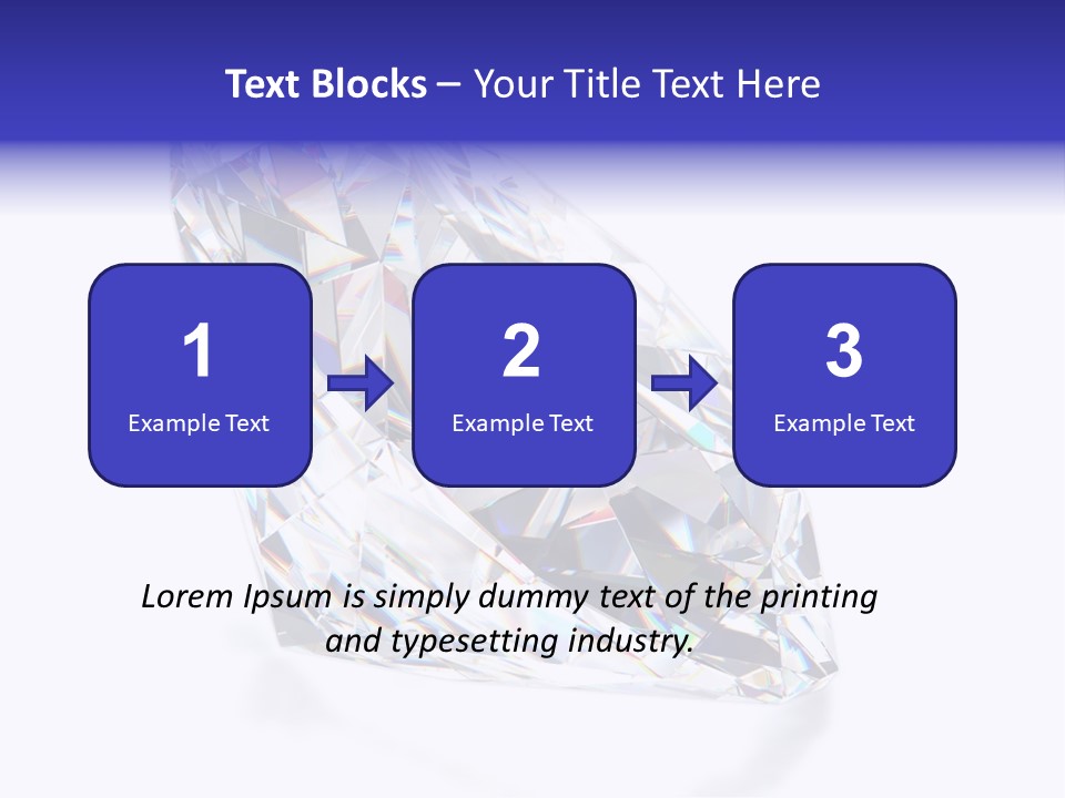 Ring Bling Rock PowerPoint Template