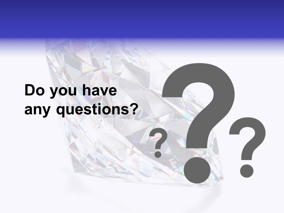 Ring Bling Rock PowerPoint Template