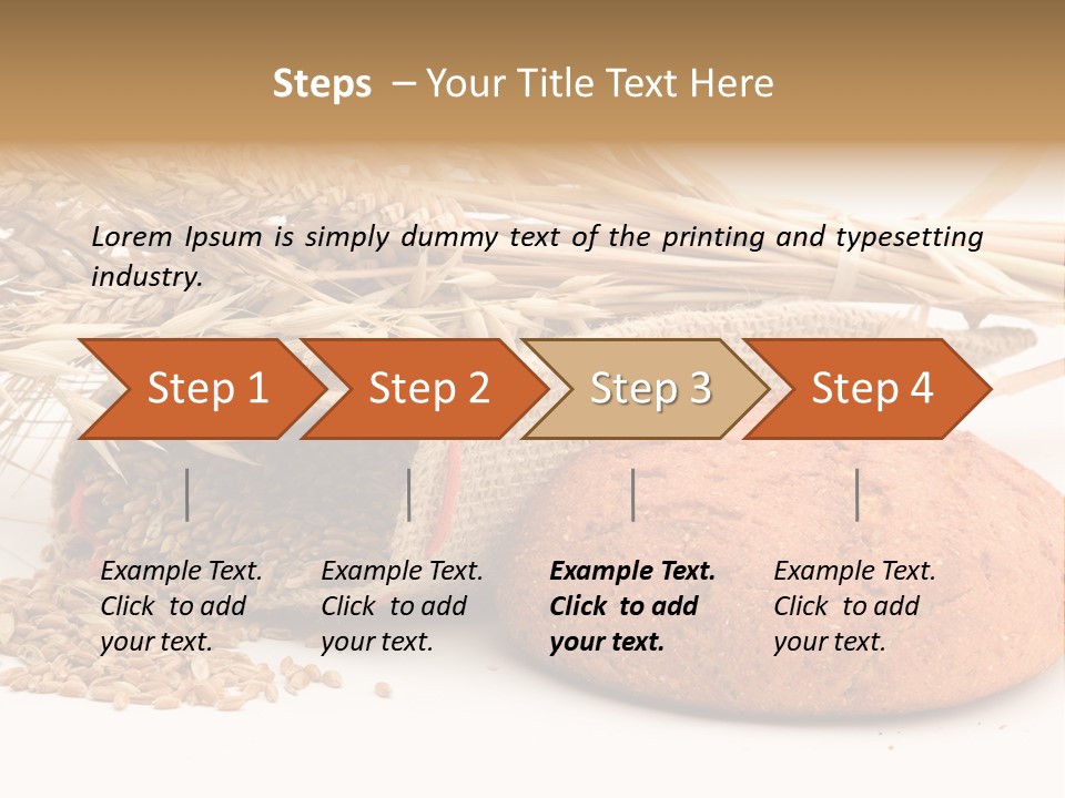 Loaf Bread Cereal PowerPoint Template