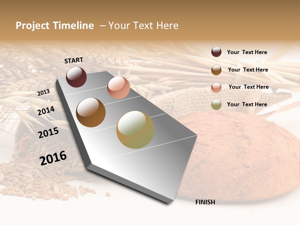 Loaf Bread Cereal PowerPoint Template