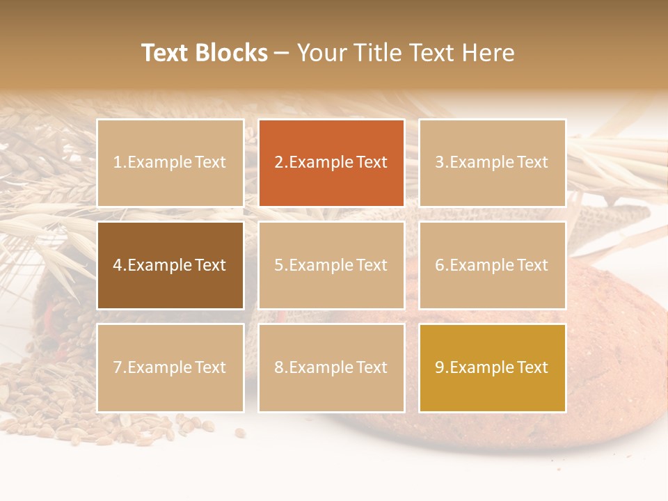 Loaf Bread Cereal PowerPoint Template