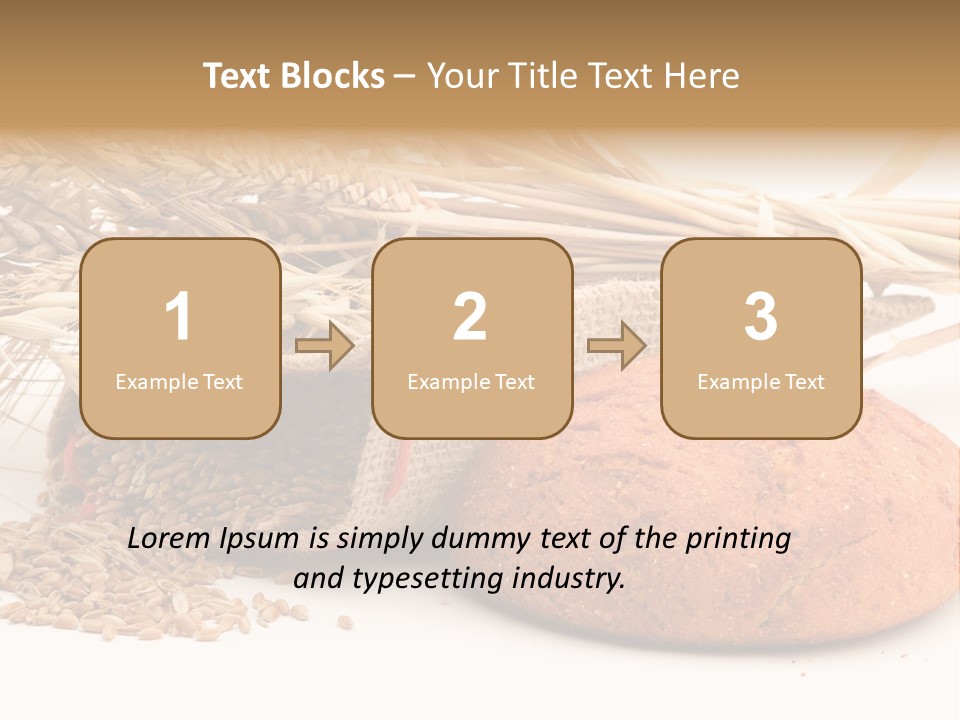 Loaf Bread Cereal PowerPoint Template