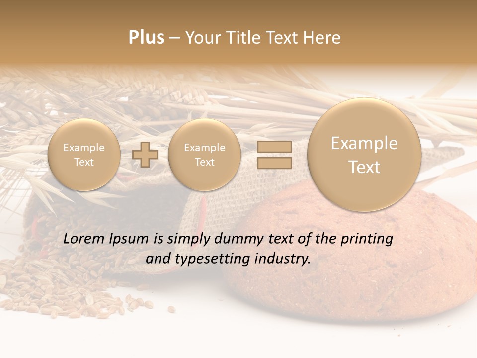 Loaf Bread Cereal PowerPoint Template