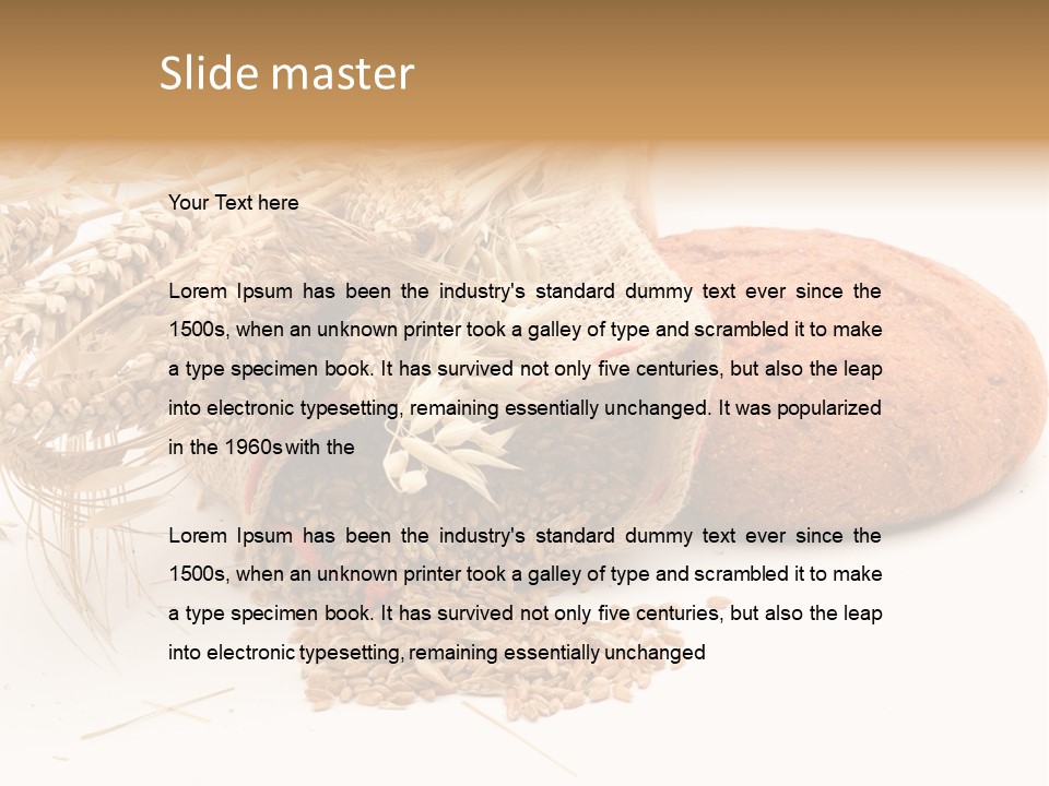 Food Wheat Crop PowerPoint Template