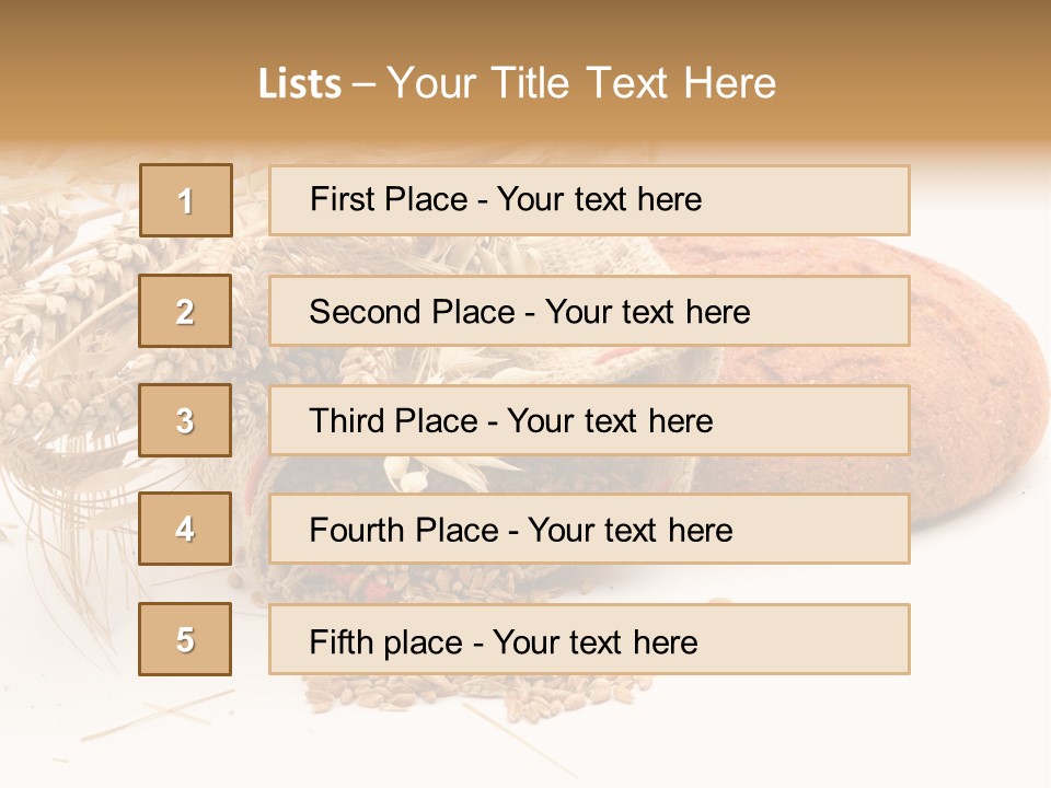 Food Wheat Crop PowerPoint Template