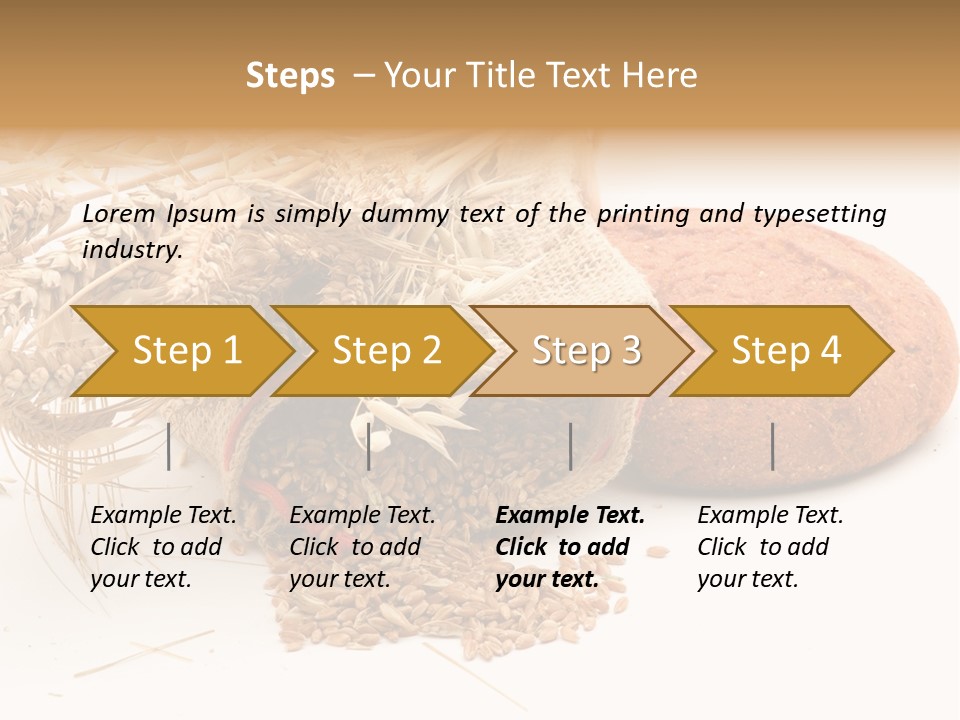 Food Wheat Crop PowerPoint Template